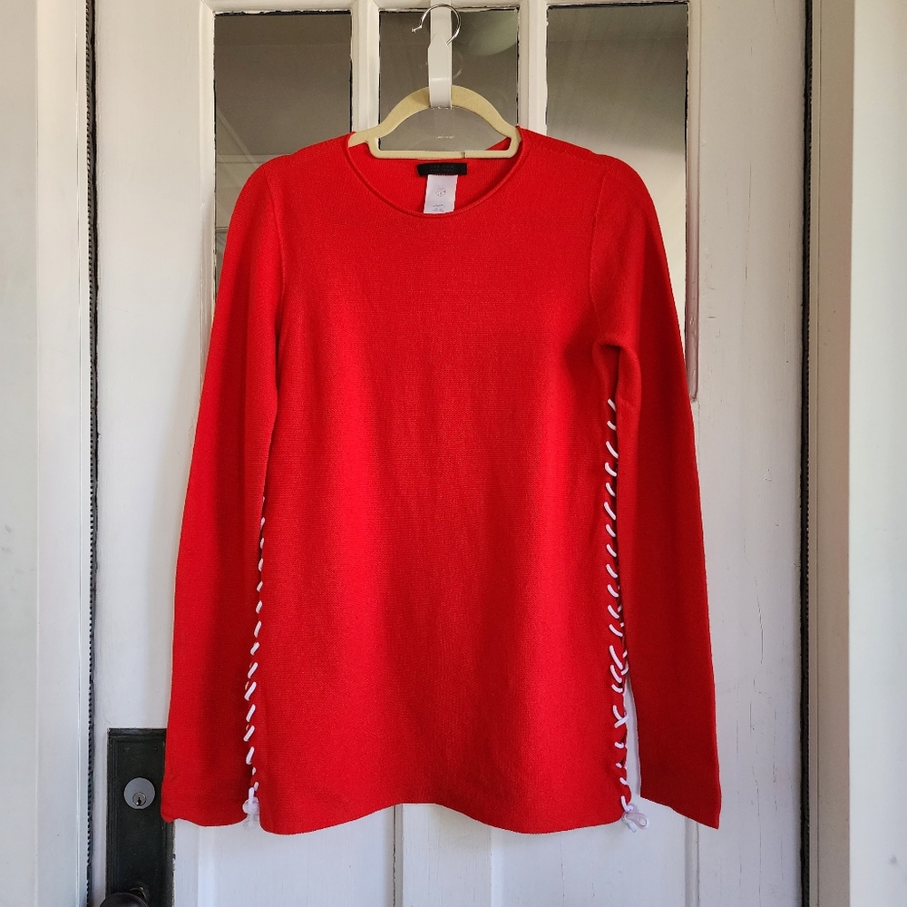 The Row Wool Long Crewneck Sweater